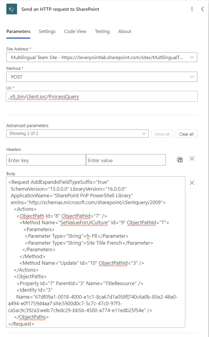 Sending a HTTP REST request to SharePoint