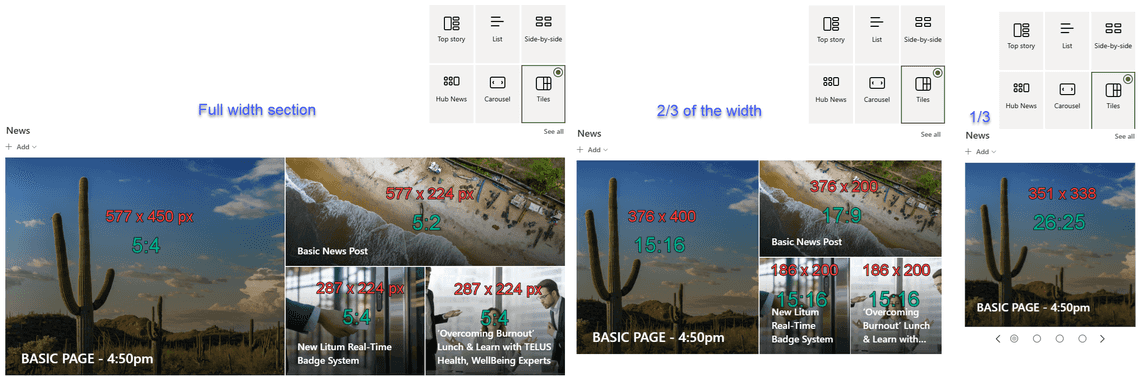 Tiles Layout