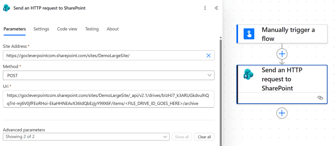 Power Automate - Archive a file