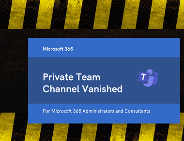 Vanishing Private Channels and the Dangers of Cleaning Team Permissions
