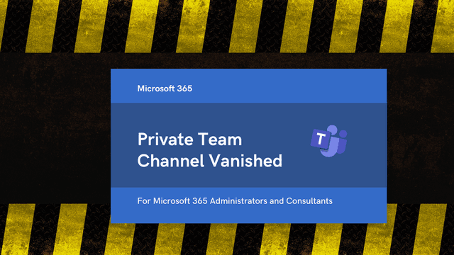 Vanishing Private Channels and the Dangers of Cleaning Team Permissions