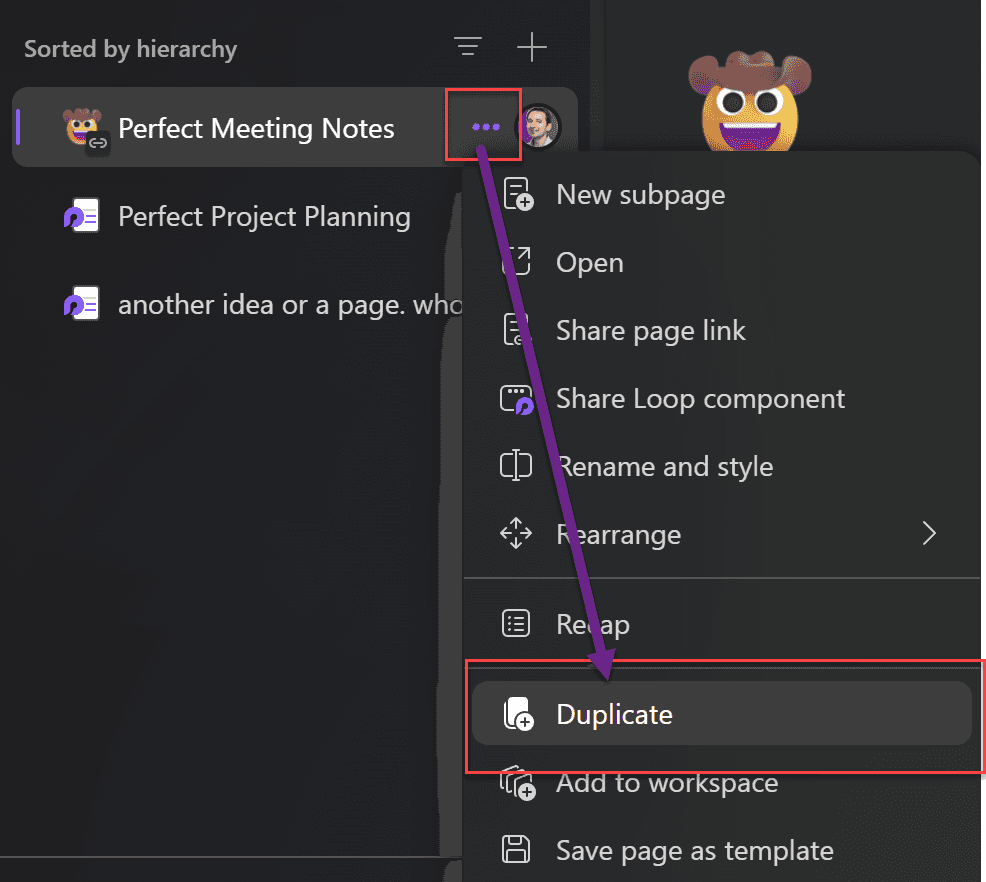 Duplicate Page