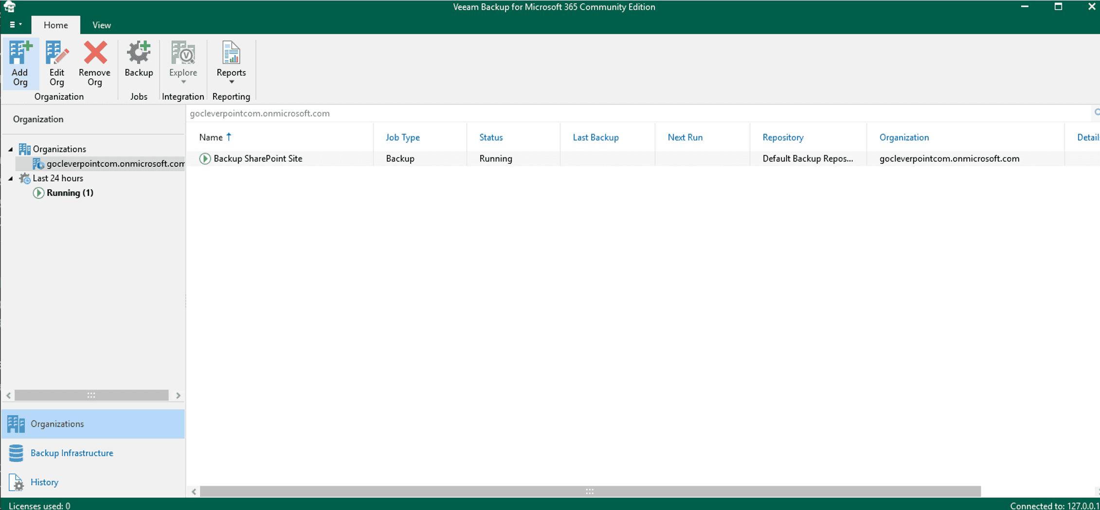 Free SharePoint Backup. Getting Started with Veeam for Microsoft 365