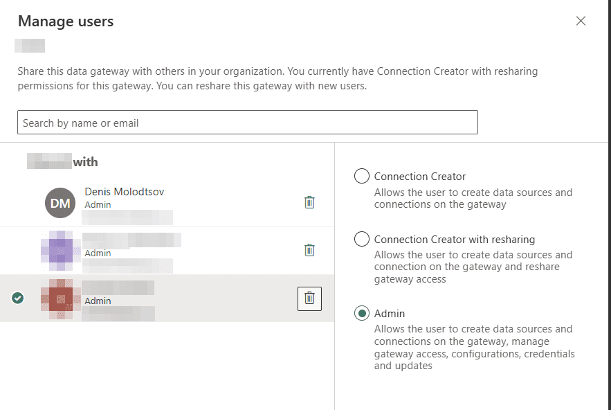 Gateway roles