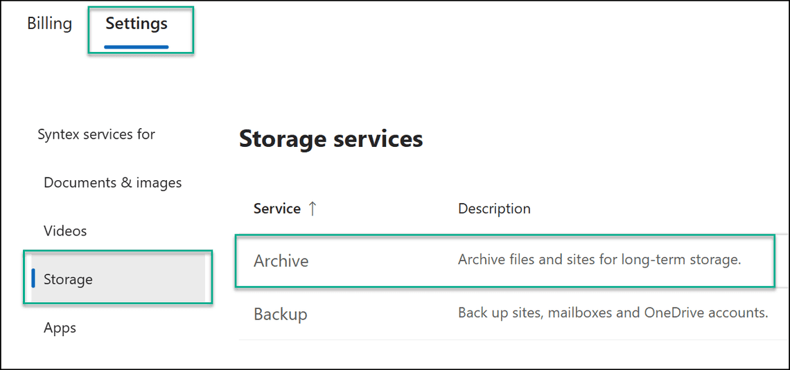 Activate Archive