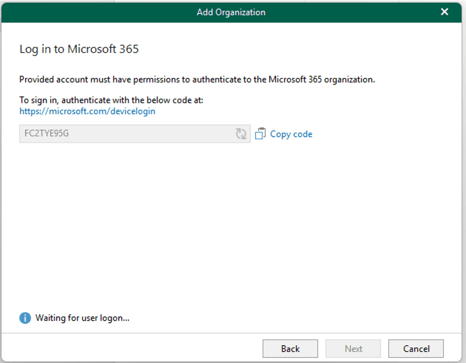 Veeam. Entra ID app registration