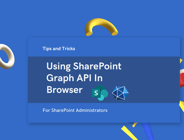 Vanilla JS and the SharePoint Graph API